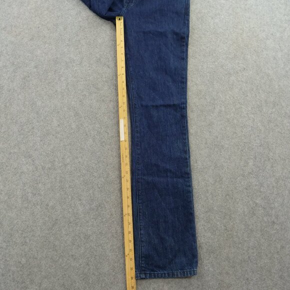 Current Elliott Jeans Womens 27 Blue Stove Pipe Straight Leg High Rise Zip New - Picture 14 of 16